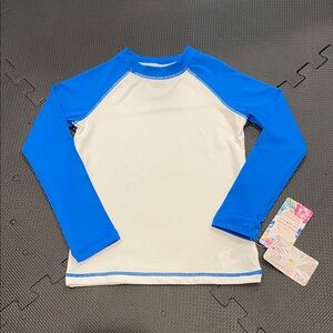 Tommy Bahama Kids Blue and White Rashguard